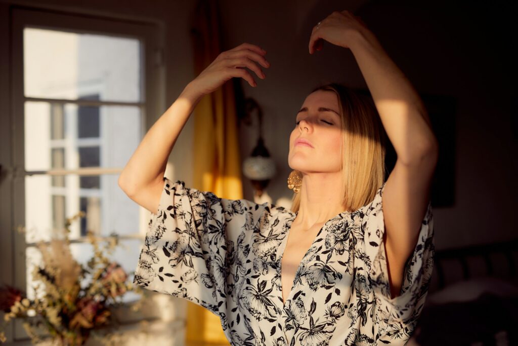 Breathing focus reset routine